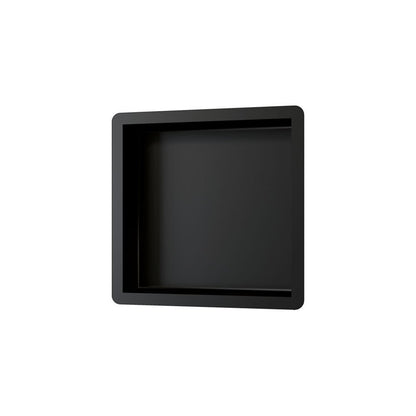 Brauer inbouwnis 30 × 30 cm – Mat zwart – 5-S-145