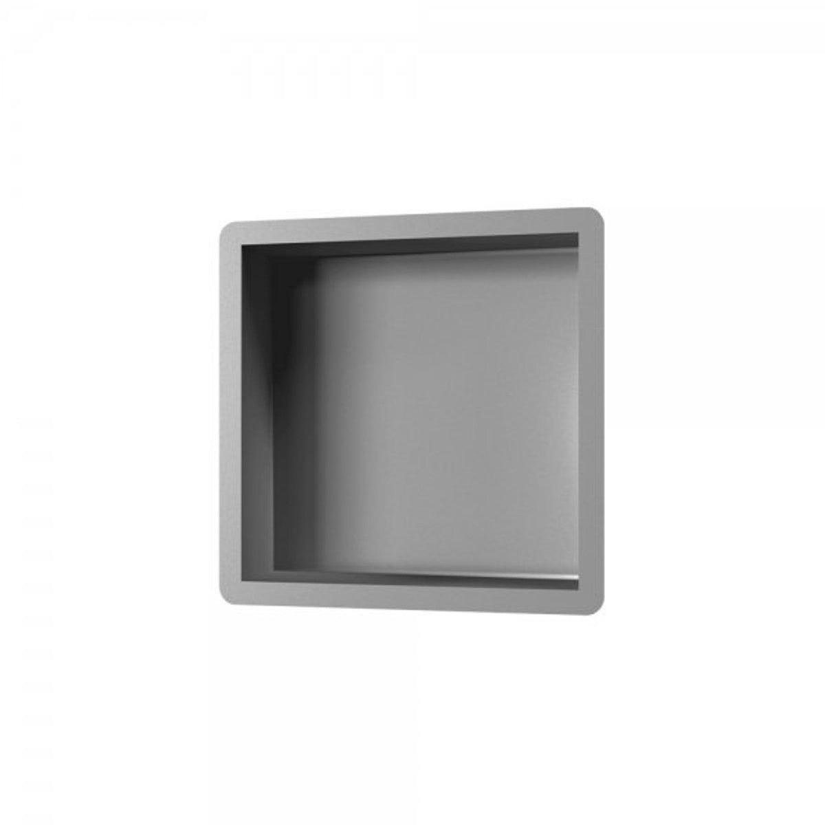 Brauer inbouwnis 30 × 30 cm – Geborsteld RVS PVD – 5-NG-145