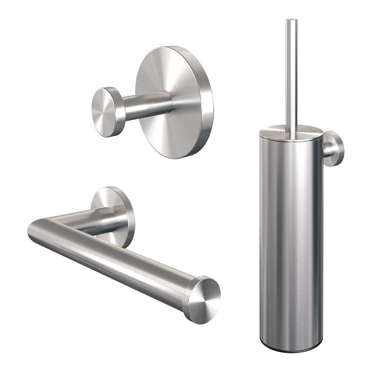 Brauer Accessoire set 3-in-1 – Geborsteld RVS PVD – 5-NG-323