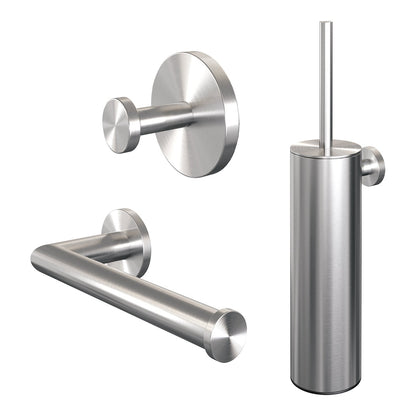 Brauer Accessoire set 3-in-1 – Geborsteld RVS PVD – 5-NG-323