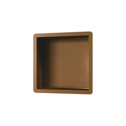 Brauer inbouwnis 30 × 30 cm – Geborsteld koper PVD – 5-GK-145