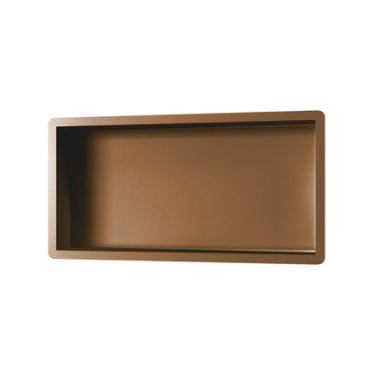 Brauer inbouwnis 60 × 30 cm – Geborsteld koper PVD – 5-GK-146