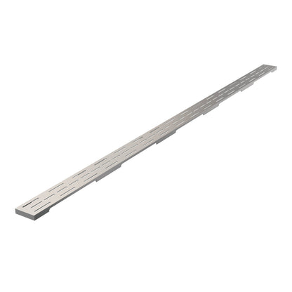 Brauer los standaard rooster – Geborsteld RVS – 140 cm – DR-LOSSR140NG