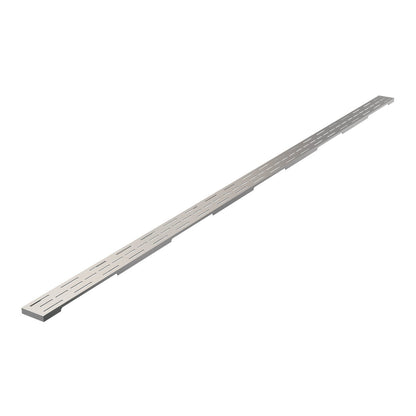 Brauer los standaard rooster – Geborsteld RVS – 200 cm – DR-LOSSR200NG
