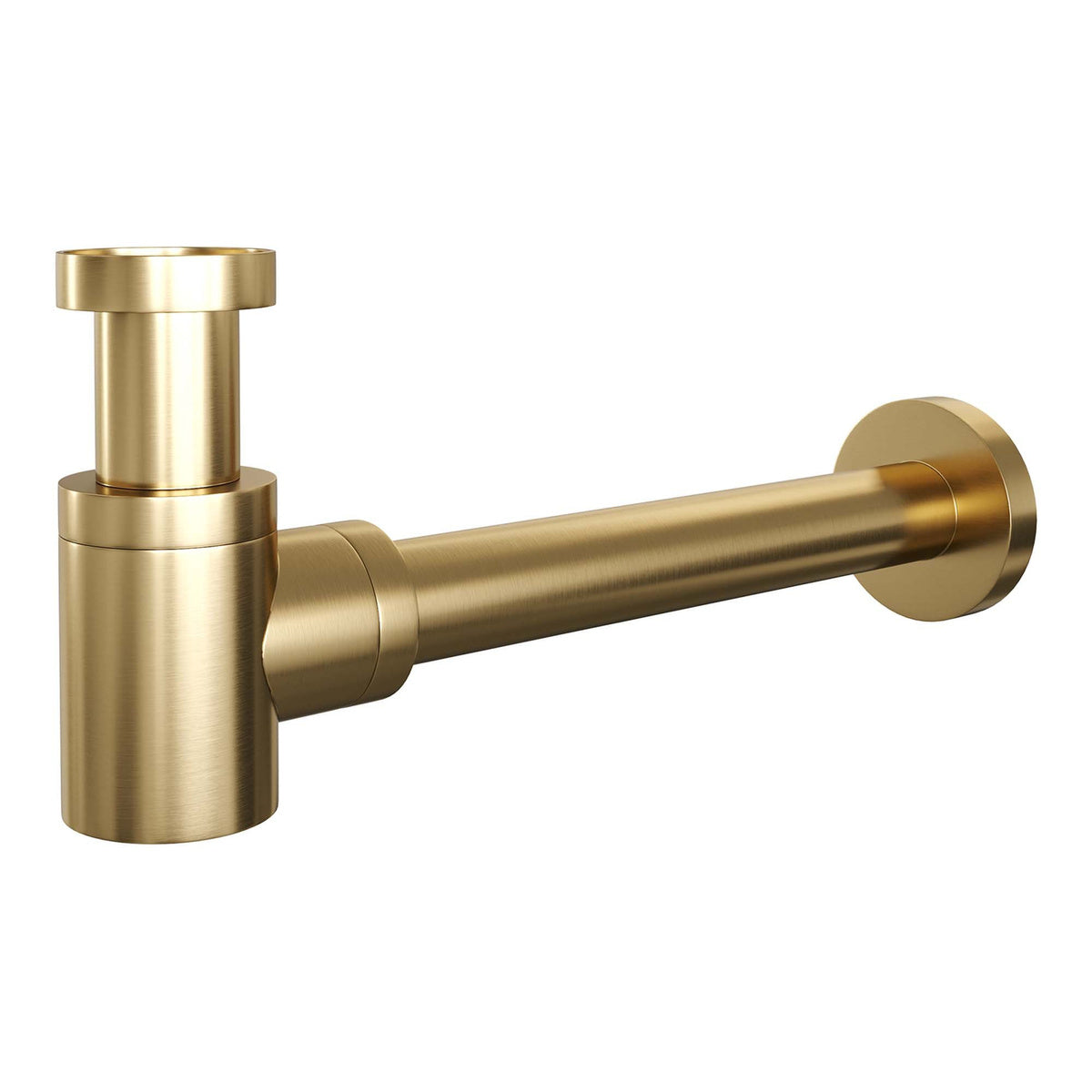 Brauer Edition Design Sifon - compact – Geborsteld goud PVD – 5-GG-147