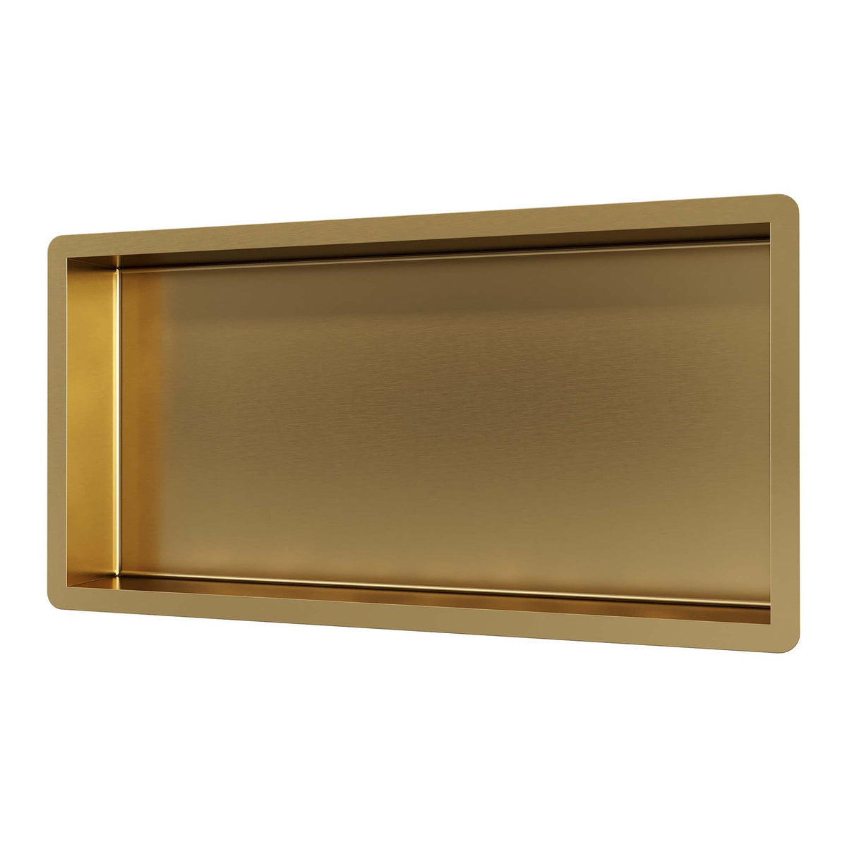 Brauer inbouwnis 60 × 30 cm – Geborsteld goud PVD – 5-GG-146