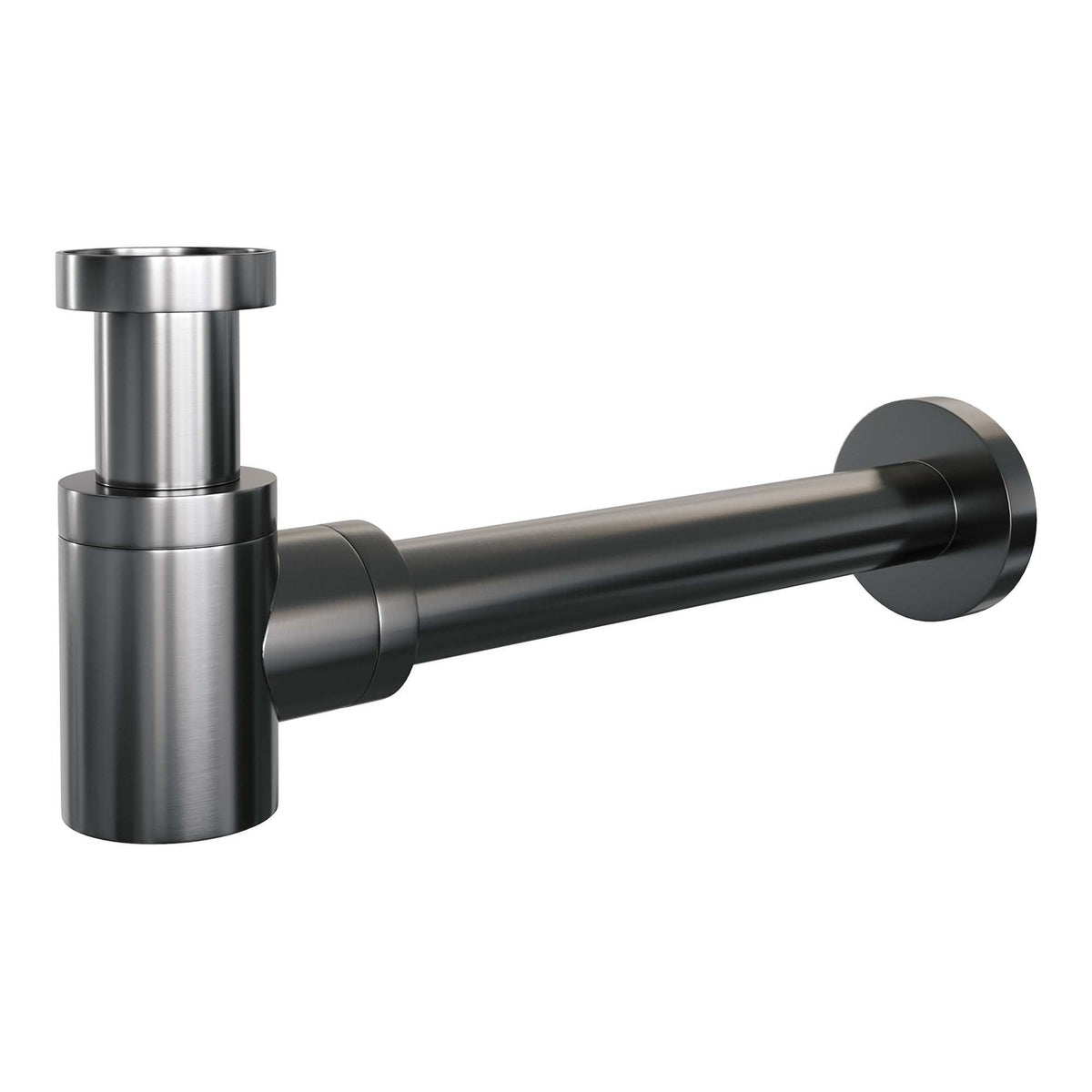 Brauer Edition Design Sifon - compact – Geborsteld gunmetal PVD – 5-GM-147