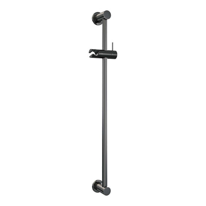 Brauer Edition Glijstang - 70 cm - handdouchehouder – Geborsteld gunmetal PVD – 5-GM-5513