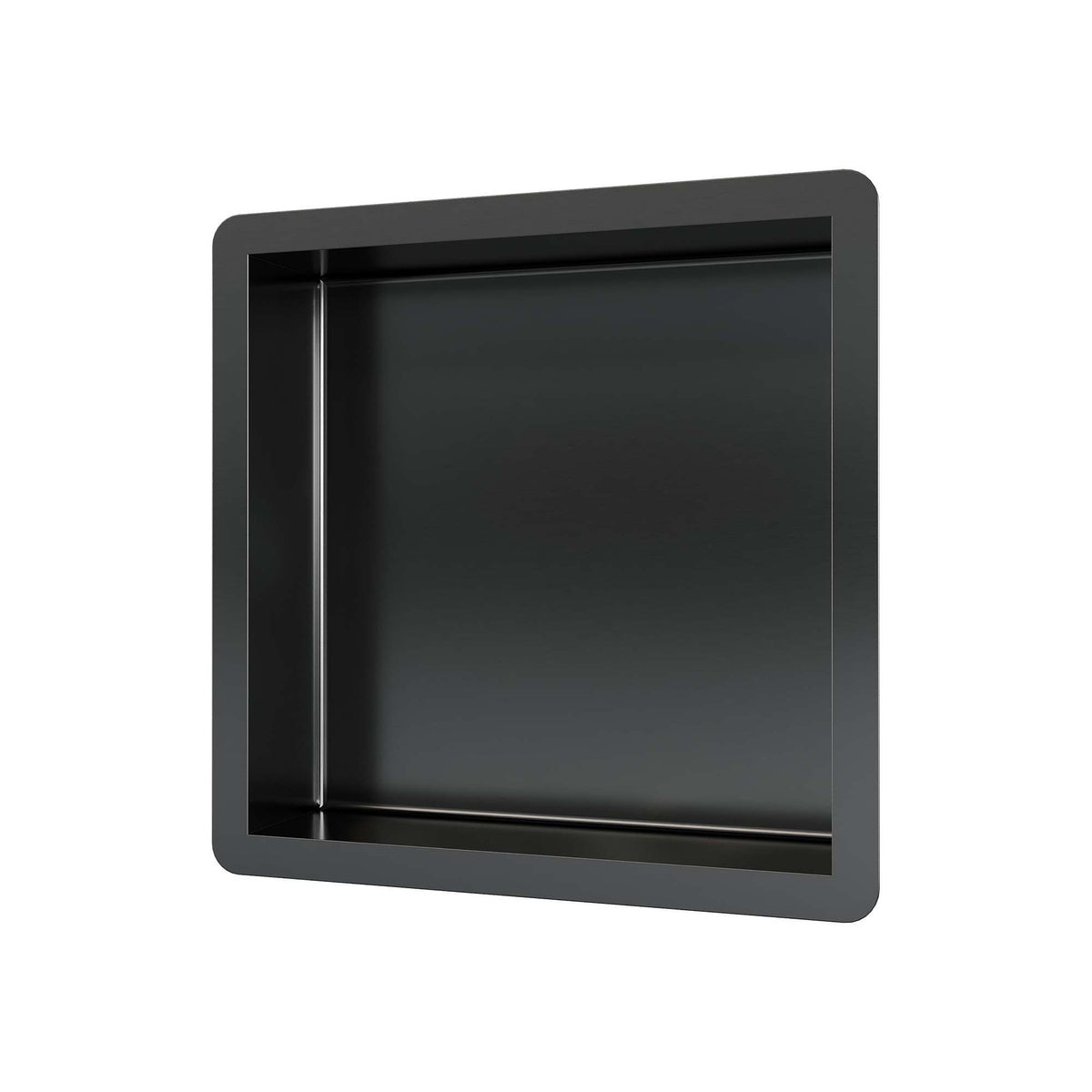 Brauer inbouwnis 30 × 30 cm – Geborsteld gunmetal PVD – 5-GM-145