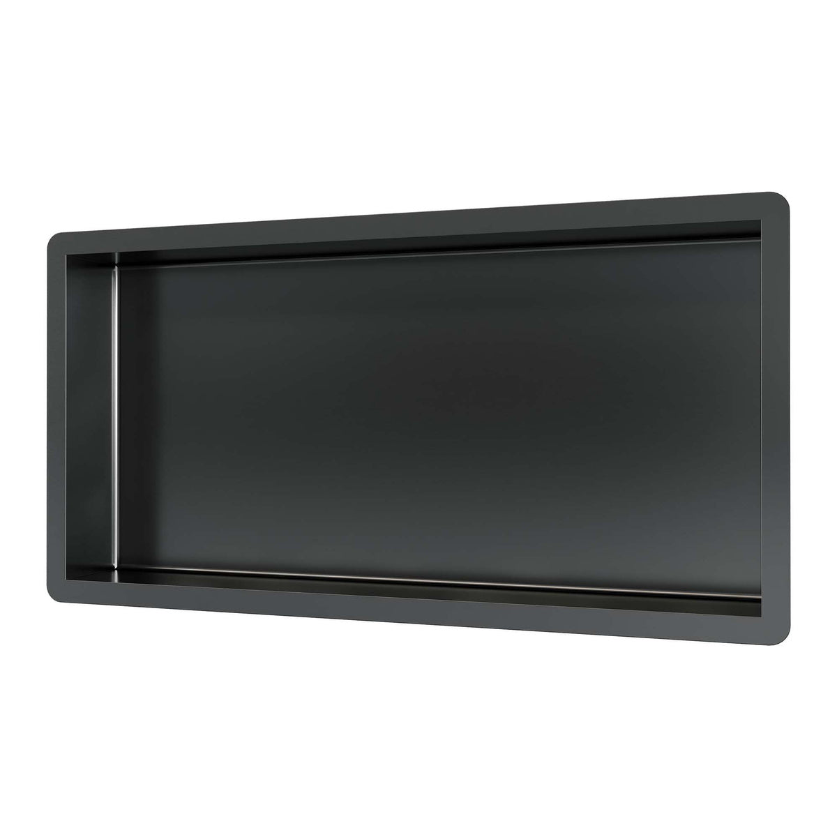 Brauer inbouwnis 60 × 30 cm – Geborsteld gunmetal PVD – 5-GM-146