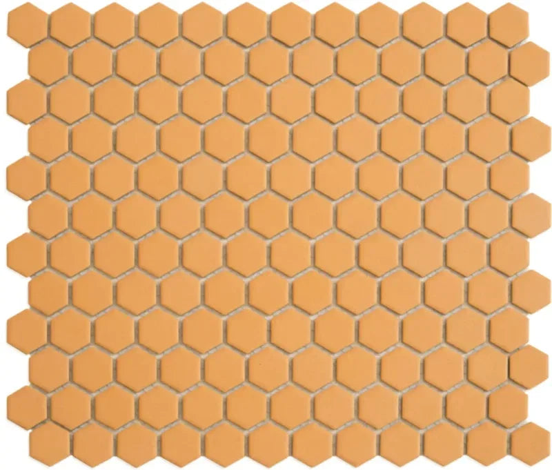 The Mosaic Factory Patterns Hexagon Tuscany Gold Matt 23x26mm - HM23025