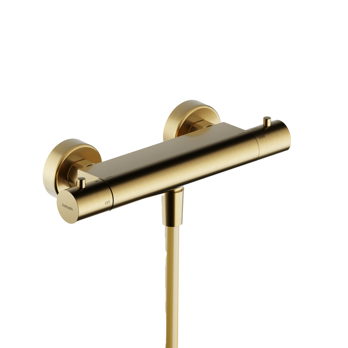 Hotbath Ace AC008 thermostatische douchemengkraan – Geborsteld messing PVD