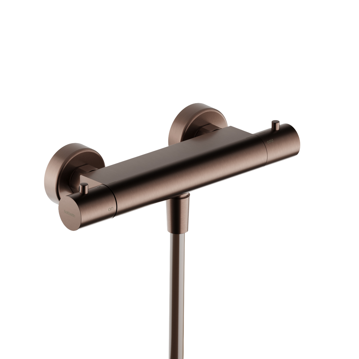 Hotbath Ace AC008 thermostatische douchemengkraan – Geborsteld koper PVD
