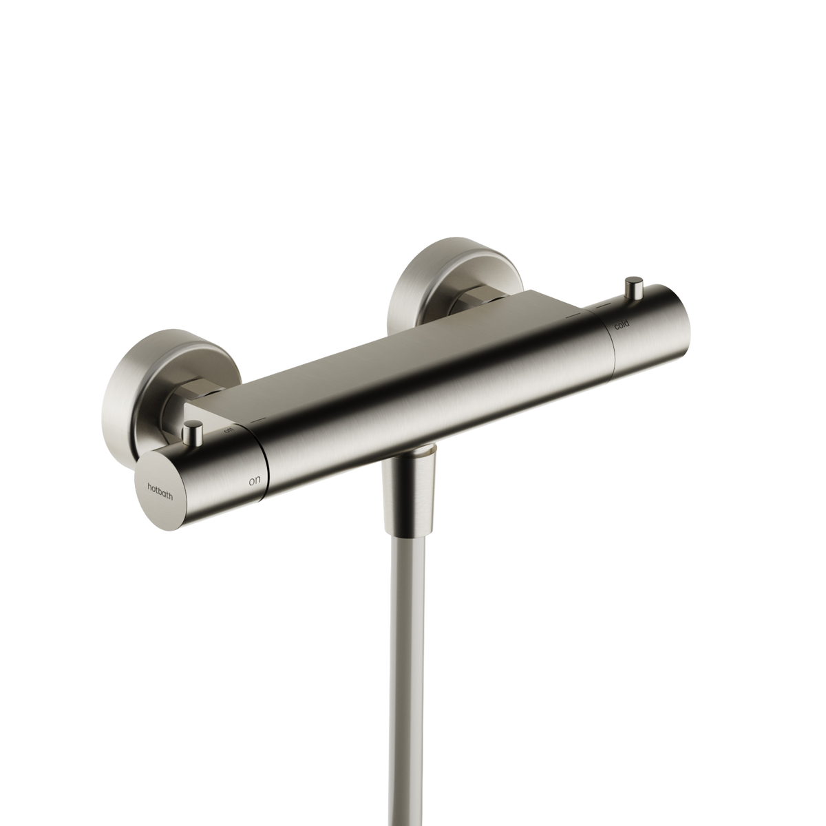 Hotbath Ace AC008 thermostatische douchemengkraan – Geborsteld nikkel