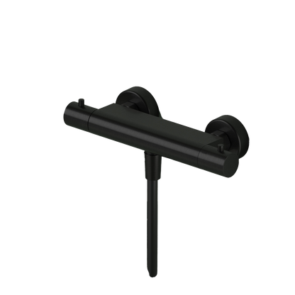 Hotbath Ace AC008 thermostatische douchemengkraan – Geborsteld zwart PVD