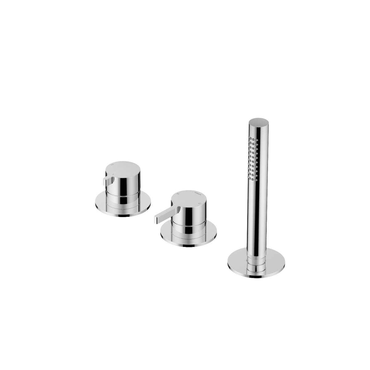 Hotbath Ace AC075 badrandcombinatie met handdouche zonder uitloop – Chroom