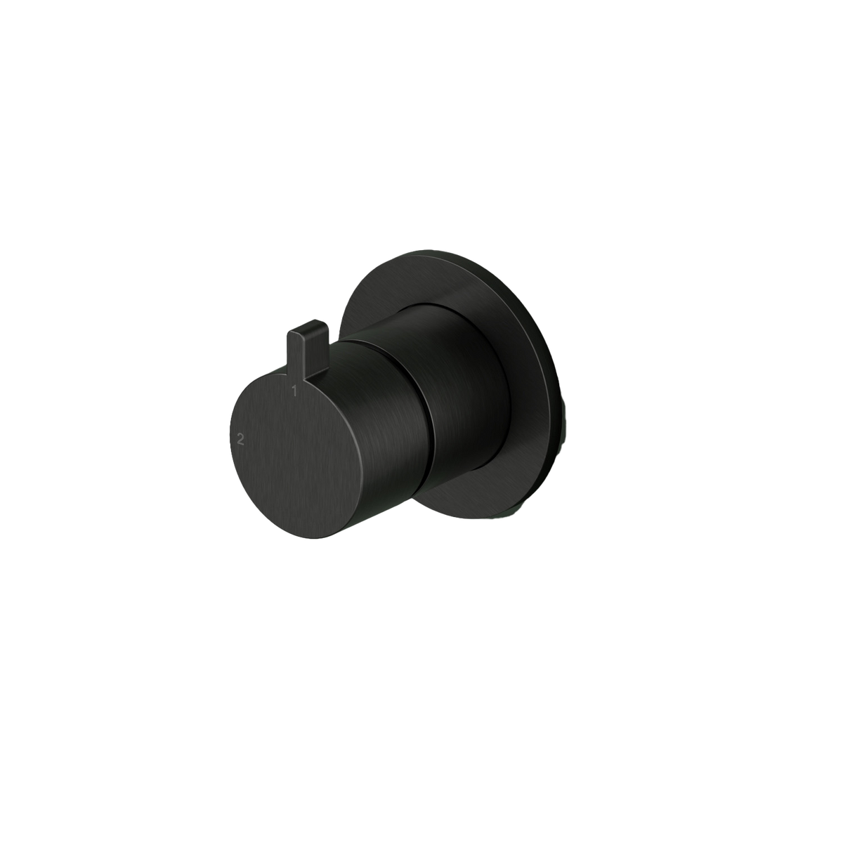 Hotbath Ace AC111EXT afbouwdeel 2-weg omstel – Geborsteld zwart PVD