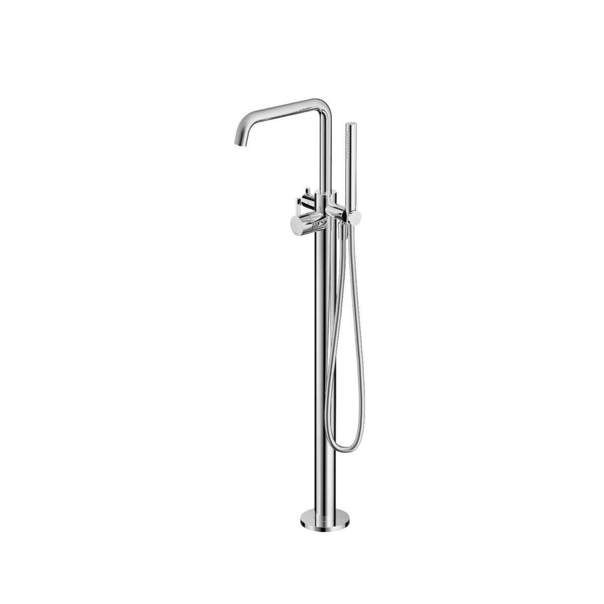 Hotbath Ace AC177EXT vrijstaande badmengkraan – afbouwdeel – Chroom