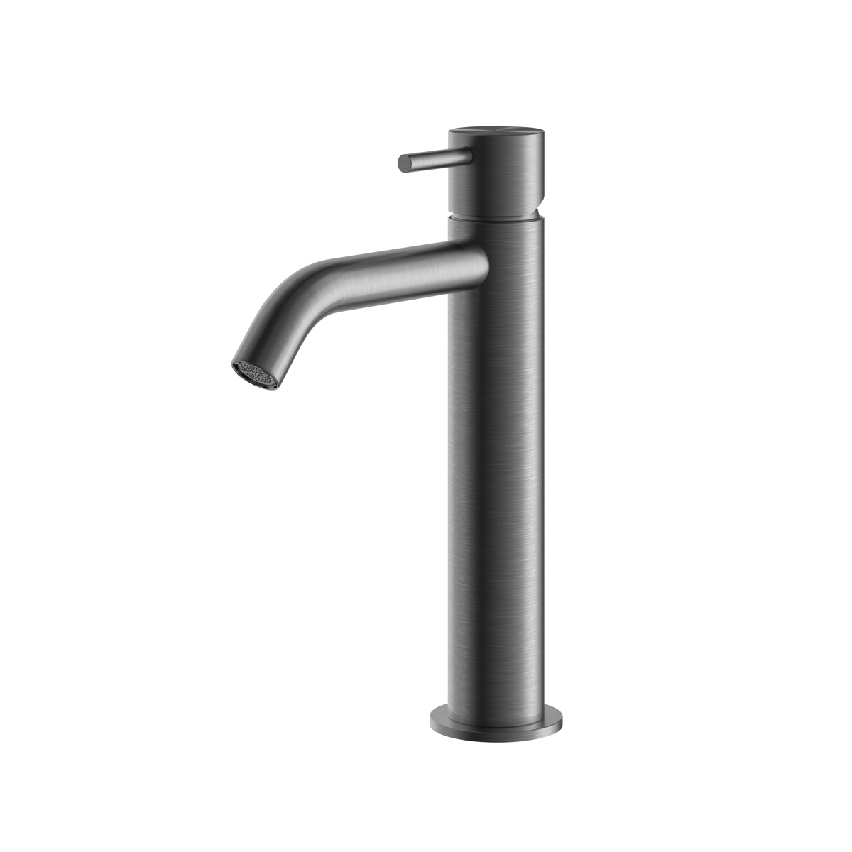 Hotbath Archie AR003M middel hoge wastafelmengkraan – Geborsteld gunmetal PVD