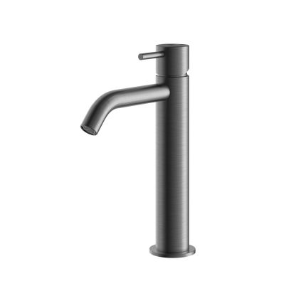Hotbath Archie AR003M middel hoge wastafelmengkraan – Geborsteld gunmetal PVD