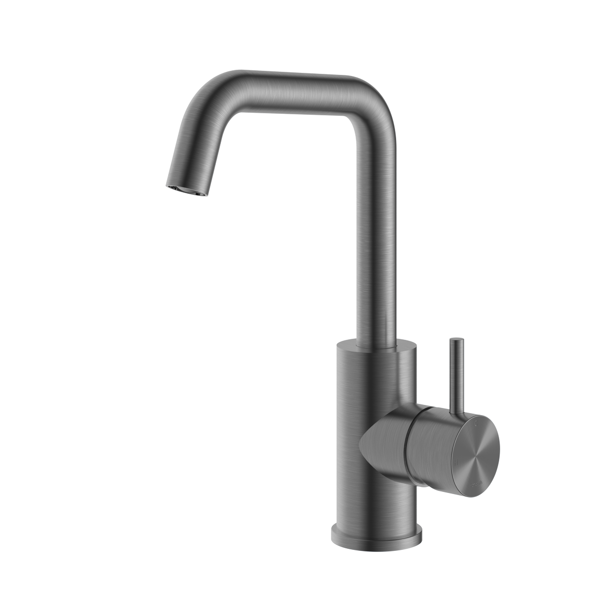 Hotbath Archie AR014 wastafelmengkraan met draaibare uitloop – Geborsteld gunmetal PVD