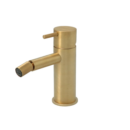 Hotbath Cobber CB018BB bidetmengkraan zonder waste – geborsteld messing