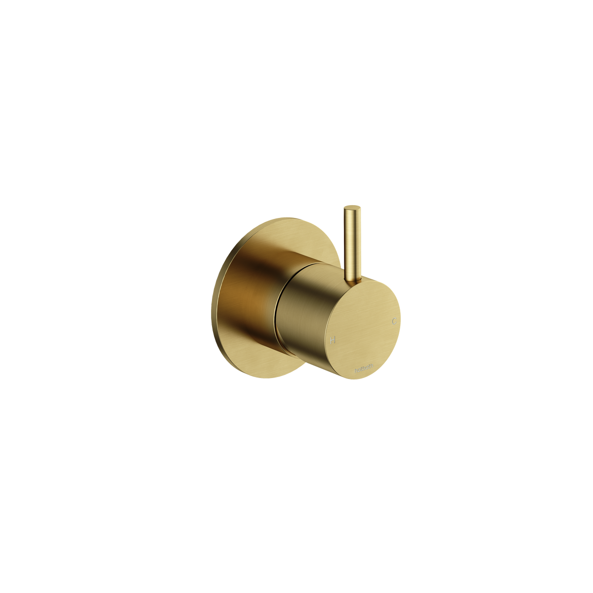 Hotbath Cobber CB131EXTBBP afbouwdeel inbouwmengkraan – geborsteld messing PVD