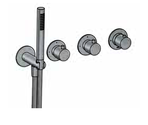 Hotbath CB7171EXT – technische illustratie, geen kleurweergave