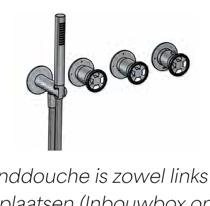 Hotbath CW7171EXT technische illustratie; gekozen kleur niet weergegeven