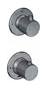 Hotbath GY7009DEXT technische illustratie; gekozen kleur niet weergegeven