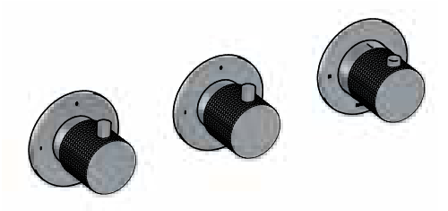Hotbath GY7067DEXT technische illustratie; gekozen kleur niet weergegeven