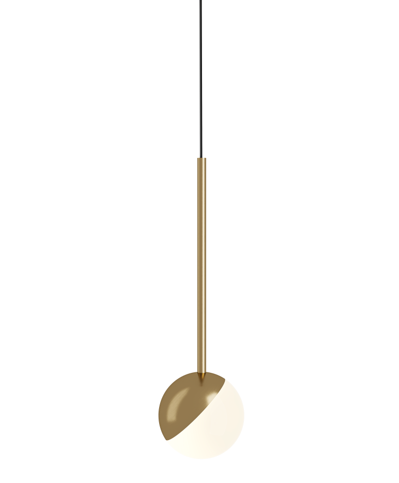 Hotbath &More LED01 Sphere pendellamp – geborsteld messing PVD