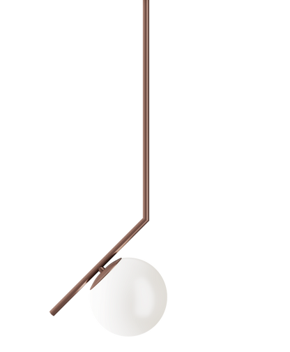 Hotbath &More LED05 Globe LED plafondlamp – Geborsteld koper PVD