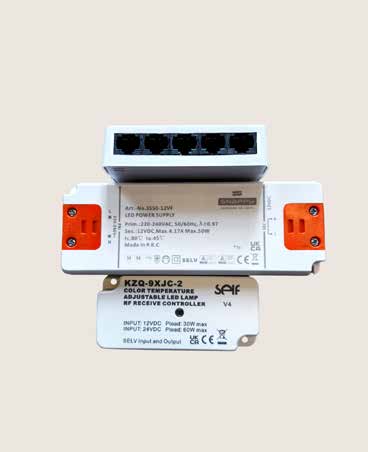 Hotbath &More LEDCB draadloze ontvanger met aansluitbox voor 3 lampen