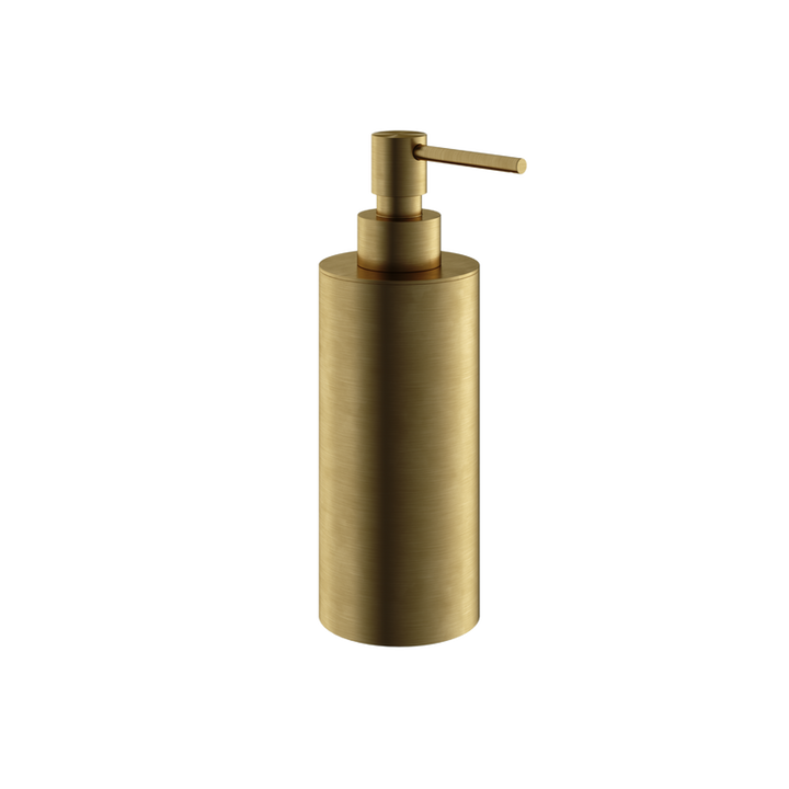 Hotbath ARA10BBP – Zeepdispenser vrijstaand BBP – Geborsteld messing PVD