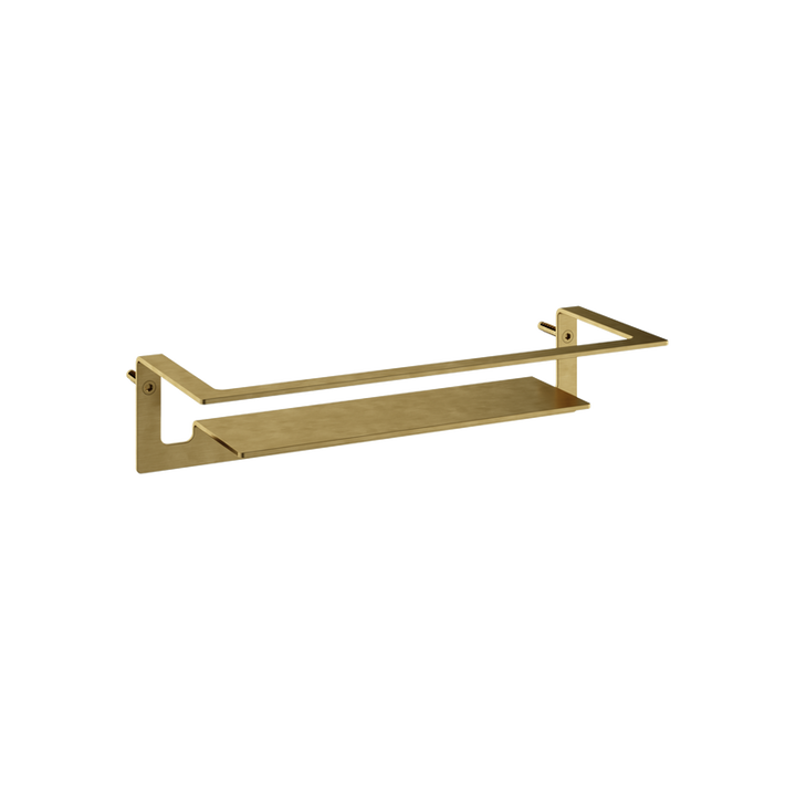 Hotbath ARA20BBP – Design douchekorf recht BBP – Geborsteld messing PVD