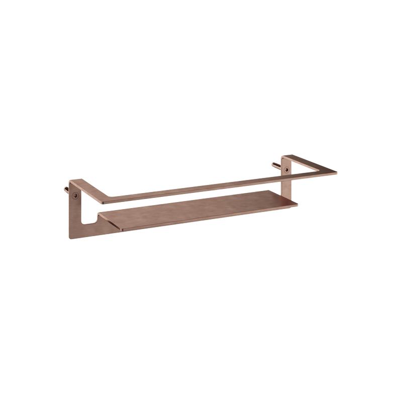 Hotbath ARA20BCP – Design douchekorf recht BCP – Geborsteld koper PVD