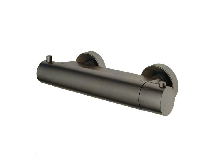 Hotbath B008AI – Thermostatische douchemengkraan met 1/2” doucheslang onderaansluiting – Verouderd ijzer