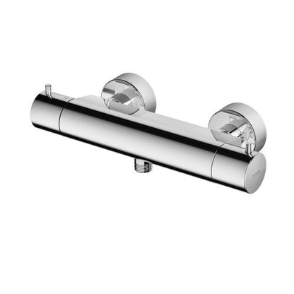 Hotbath B008CR – Thermostatische douchemengkraan met 1/2” doucheslang onderaansluiting – Chroom