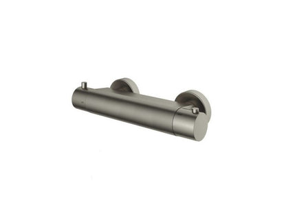 Hotbath B008GN – Thermostatische douchemengkraan met 1/2” doucheslang onderaansluiting – Geborsteld nikkel
