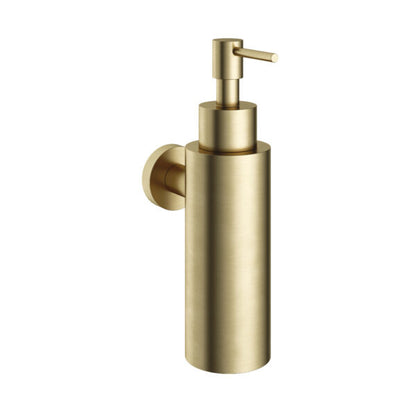Hotbath BAA09BB – Zeepdispenser Wandmodel BB - Living Colours vormen een Poetsbaar patina – Geborsteld messing