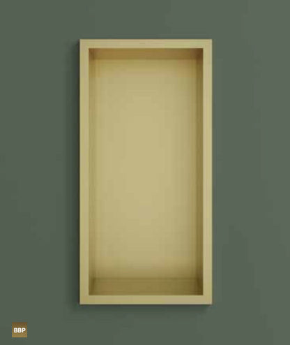 Hotbath BOX015BGP – Inbouwbox of inbouwnis 30x15x10cm – Geborsteld gunmetal PVD