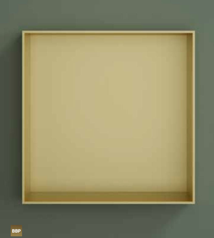 Hotbath BOX030FWH – Inbouwbox of inbouwnis 30x30x10cm frameless – Mat wit