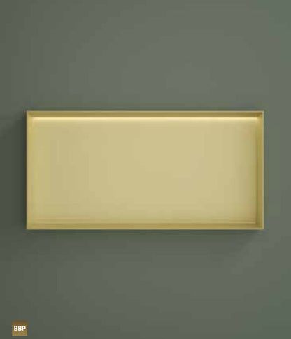 Hotbath BOX060FLIX – Inbouwbox of inbouwnis 30x60x10cm frameless + LED – RVS 316