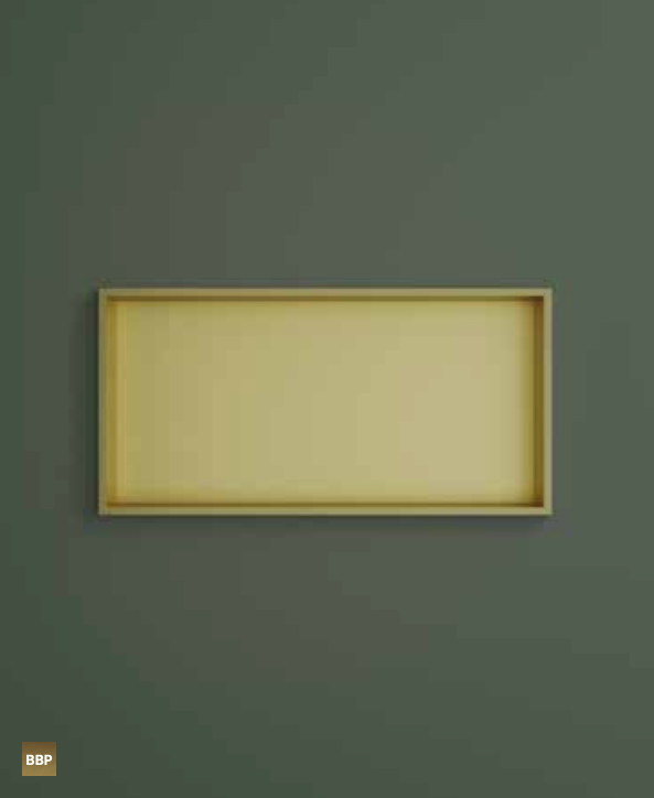 Hotbath BOX060WH – Inbouwbox of inbouwnis 30x60x10cm – Mat wit
