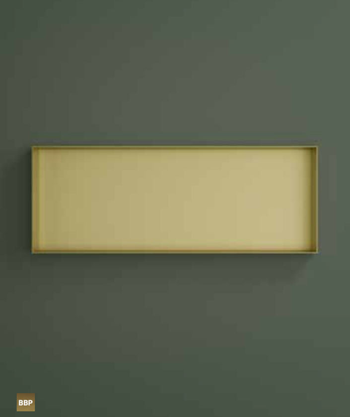 Hotbath BOX080FWH – Inbouwbox of inbouwnis 30x80x10cm frameless – Mat wit