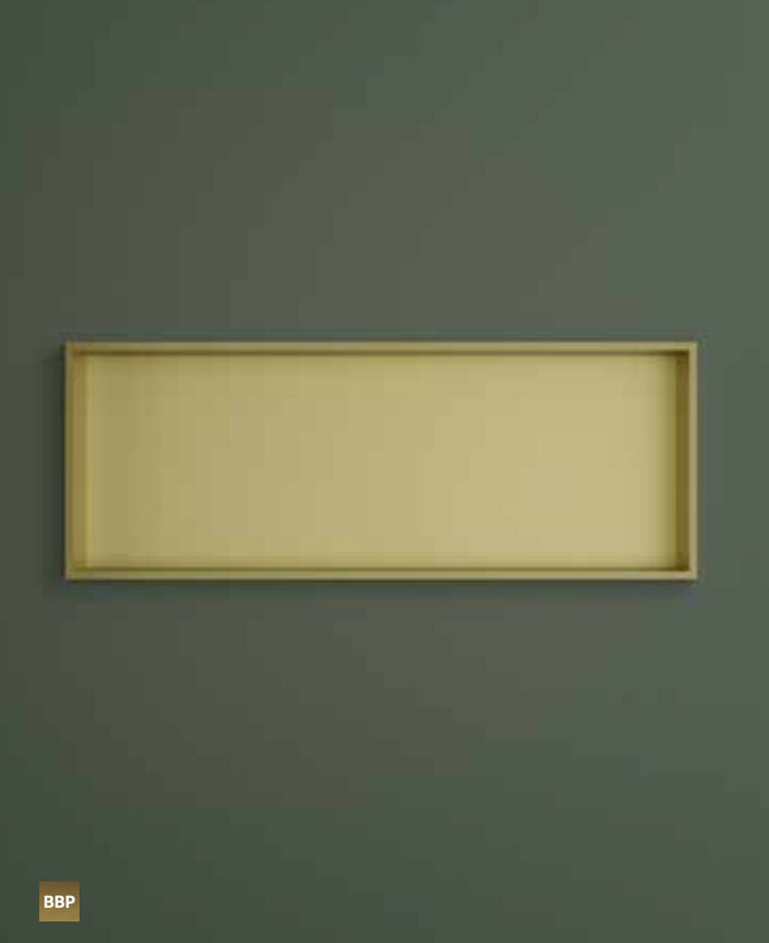 Hotbath BOX080TB – Inbouwbox of inbouwnis 30x80x10cm – Tuscan bronze