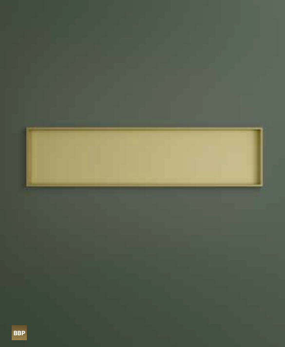 Hotbath BOX120FIX – Inbouwbox of inbouwnis 30x120x10cm frameless – RVS 316