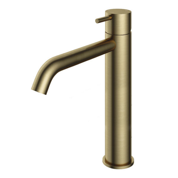 Hotbath CB003HCBB – Wastafelmengkraan zonder waste – Geborsteld messing