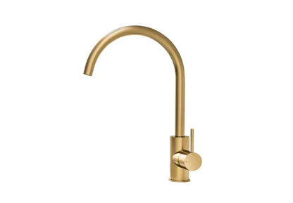 Hotbath CB040BB – Keukenmengkraan met draaibare uitloop – Geborsteld messing